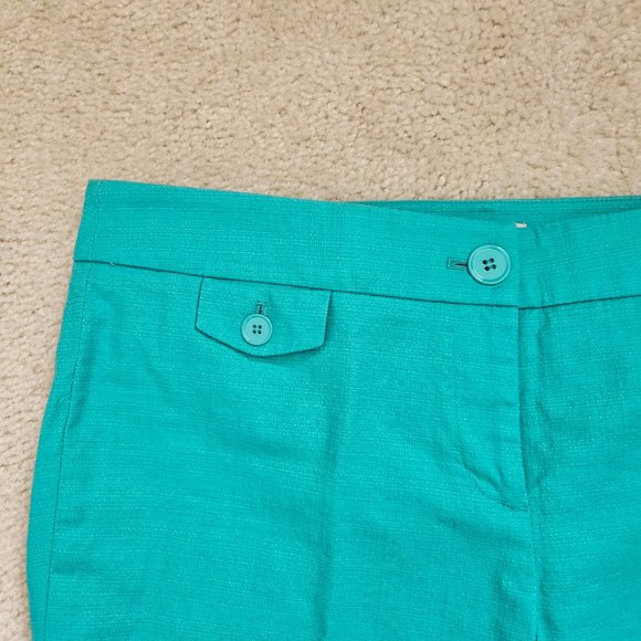 LOFT Teal Ankle Pants - Picture 4 of 8